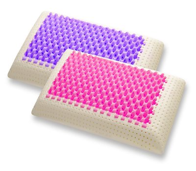 Coppia cuscini in Memory Foam modello PREMIUM PURPLE/FUCSIA 2
