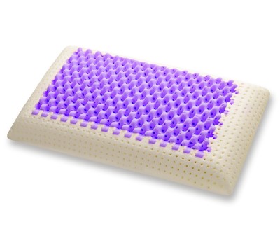 Coppia cuscini in Memory Foam modello PREMIUM PURPLE/FUCSIA