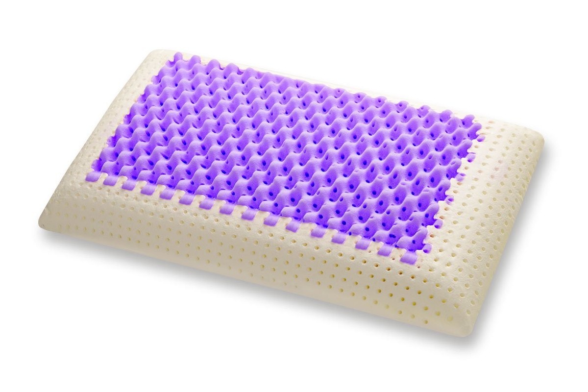 Coppia cuscini in Memory Foam modello PREMIUM PURPLE/FUCSIA