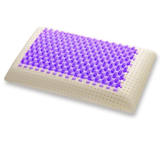 Coppia cuscini in Memory Foam modello PREMIUM PURPLE/FUCSIA