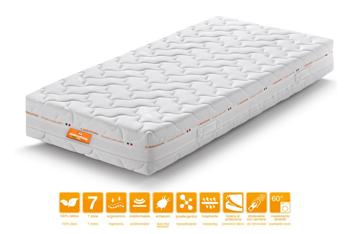 Matelas Latex modèle SEVENLIFE 20 - Marcapiuma