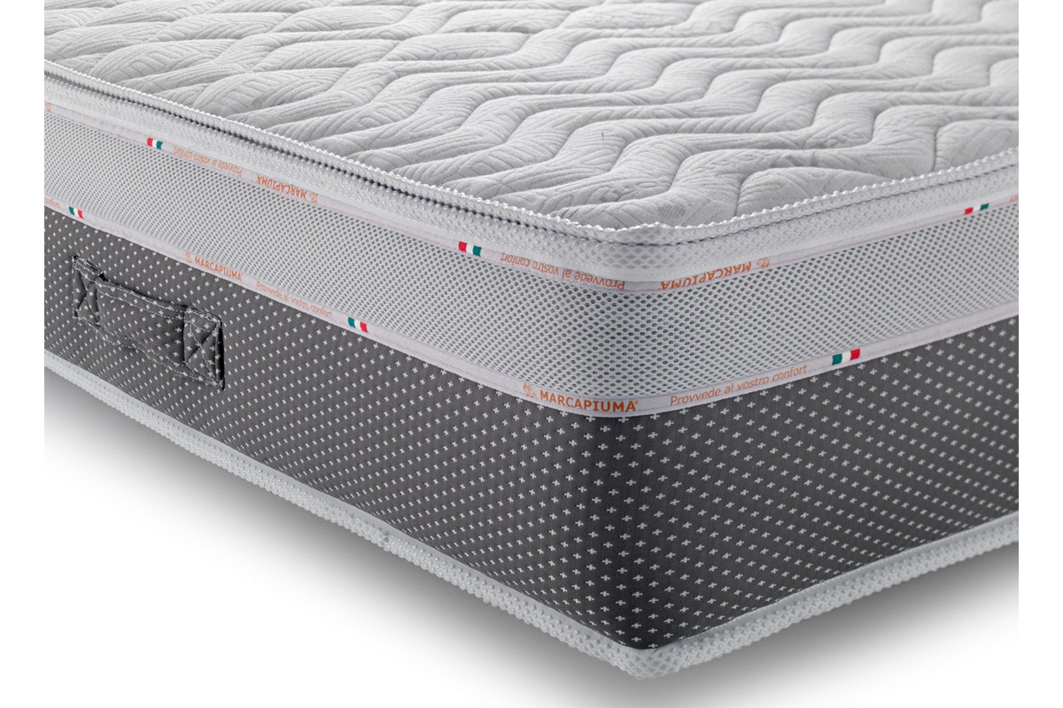 Materasso in Memory modello Top Relax Tessuto 3D Silver - Marcapiuma