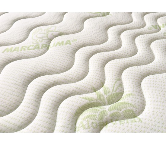 Materasso con Rivestimento particolare tessuto Aloe Vera - Marcapiuma