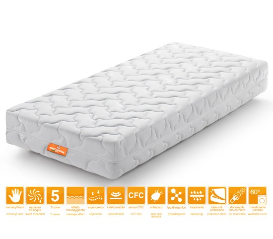 Matelas Mémoire de Forme modèle RAINBOW PLUS - Marcapiuma