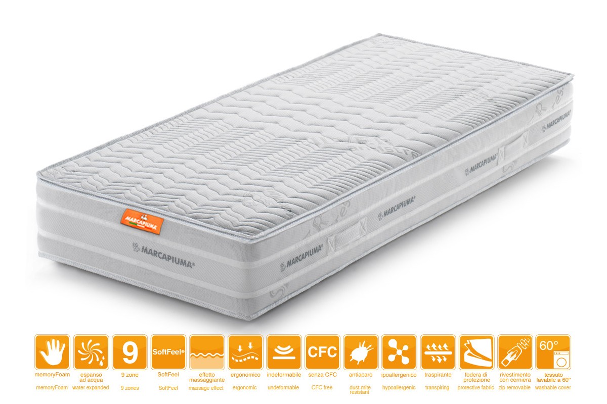 Memory Foam Mattress SUNSHINE - Marcapiuma