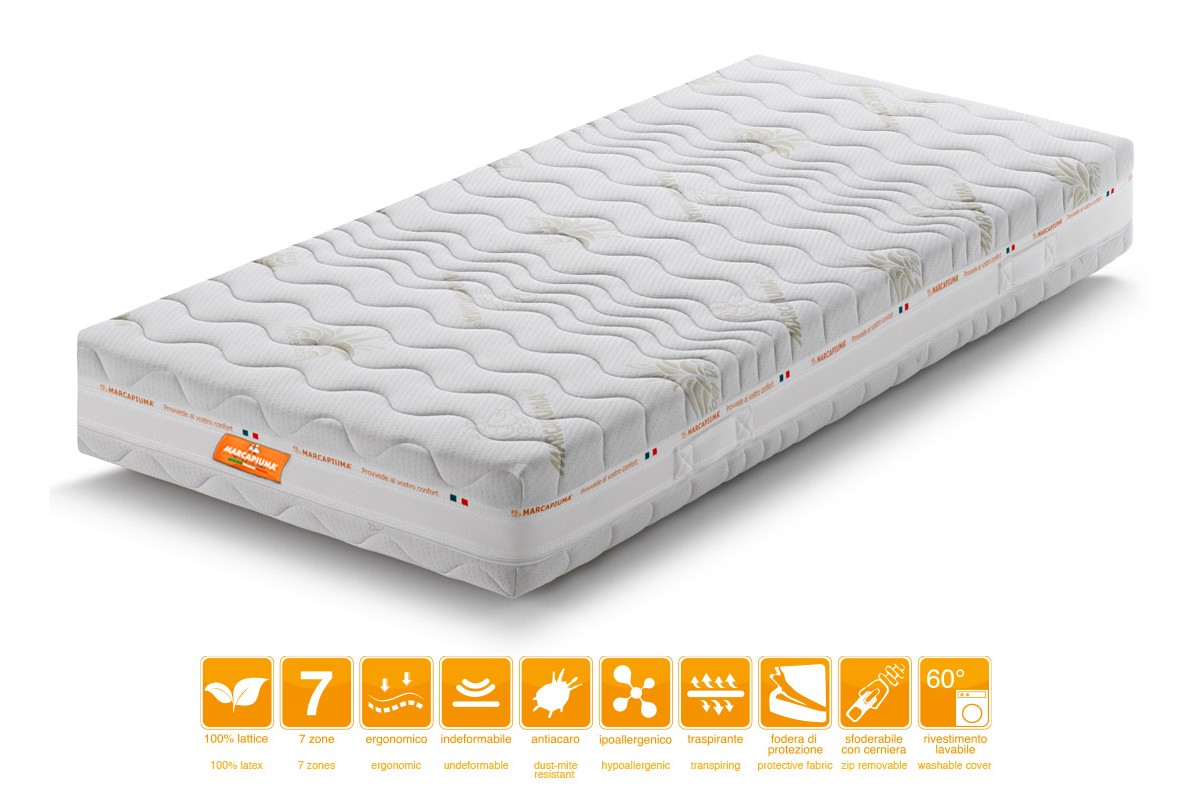 Matelas Latex modèle SEVENLIFE 18 - Marcapiuma