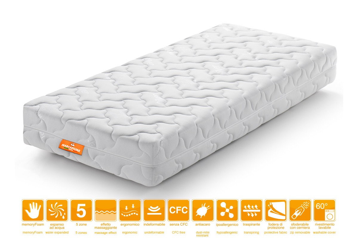 Memory Foam Mattress PLUS TAGLIE PLUS - Marcapiuma