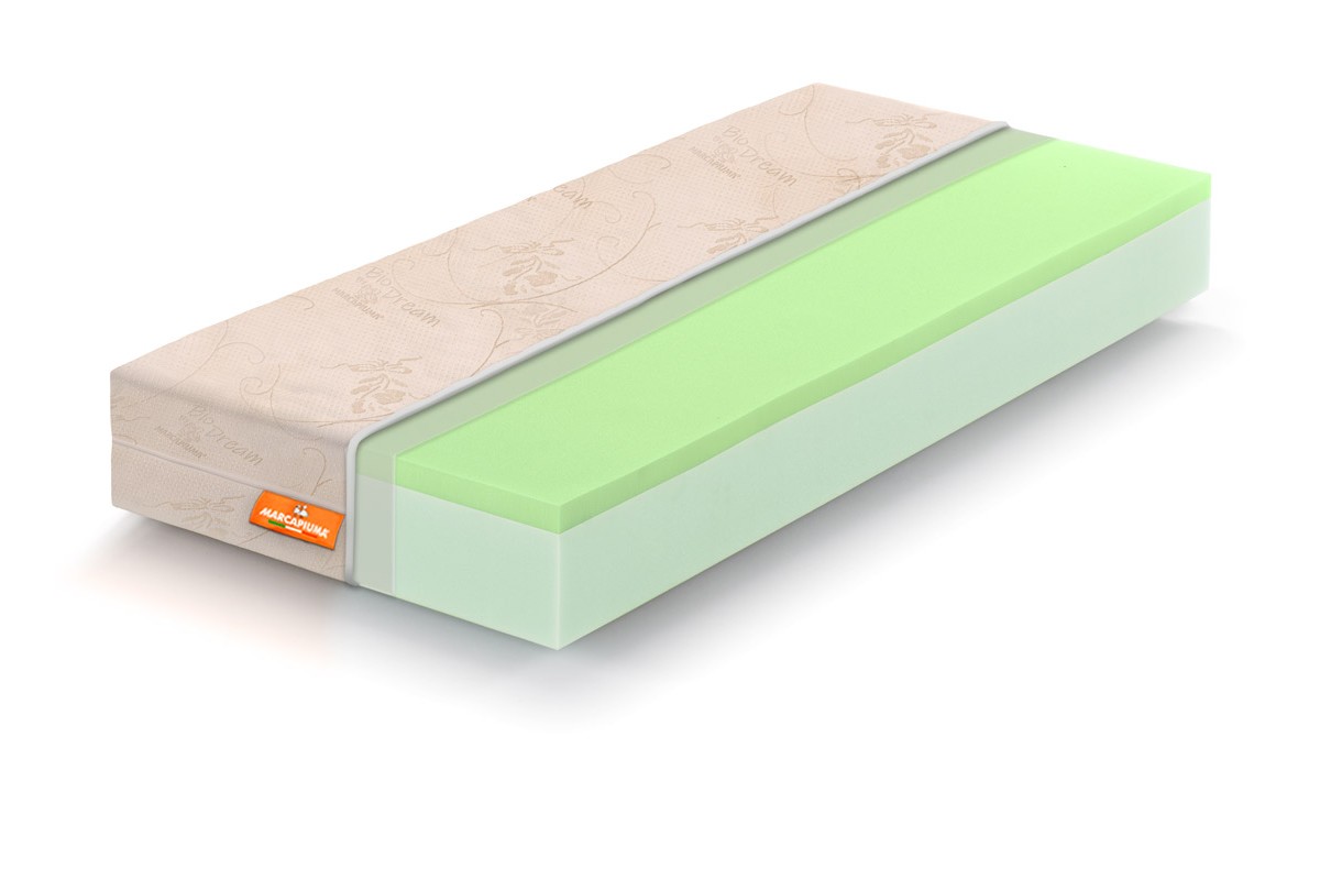 Materasso Memory modello BIO DREAM Singolo Rivestimento sfoderabile cotone Sez - Marcapiuma