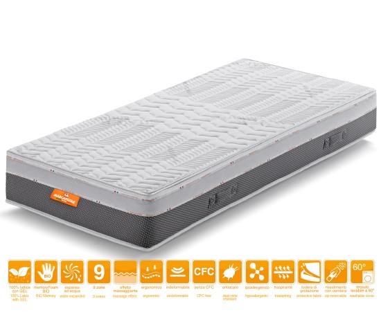Memory and Latex Gel Mattress model CELEBRATION - Marcapiuma