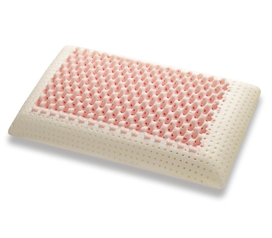 Cuscino Memory Miss Pink rigido traspirante - Marcapiuma