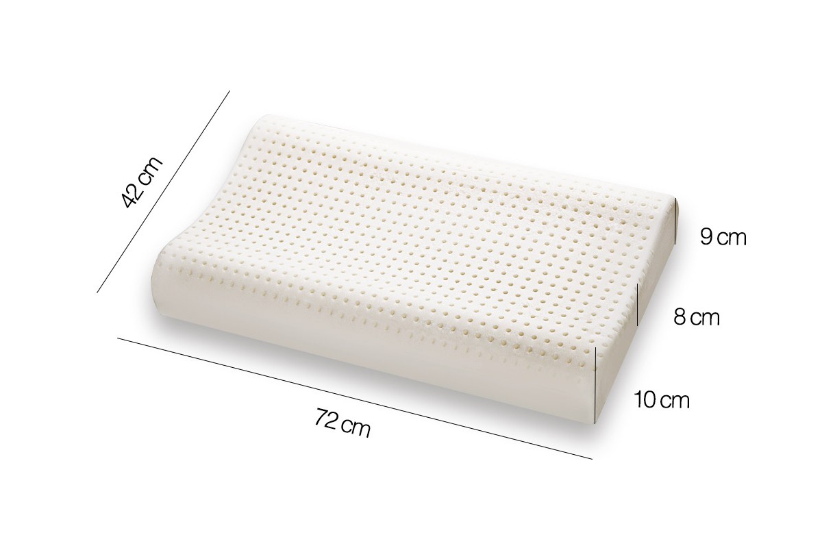 Soft Memory Foam Pillow model Slow Memory wave-shaped