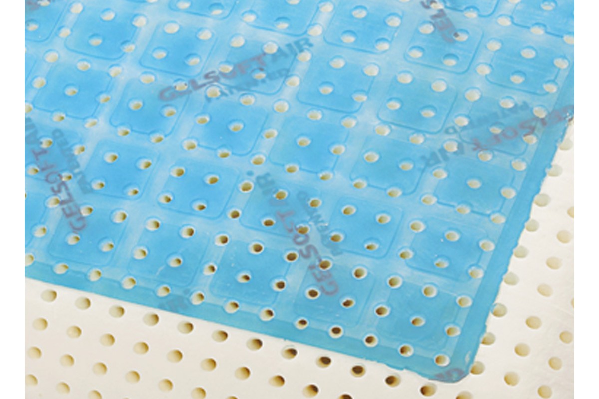 Almohada Viscoelástica perforada modelo GEL Jabón