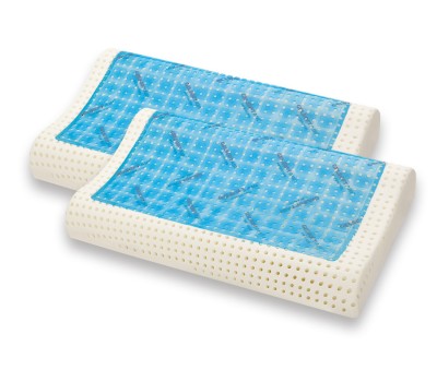 Coppia Cuscino in Memory GEL forma doppiaonda - Marcapiuma