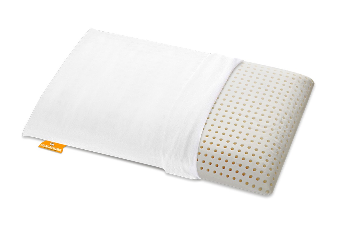 Cuscino in Memory modello Slow Memory forma saponetta Foderina sfoderabile zip 100% Cotone - Marcapiuma