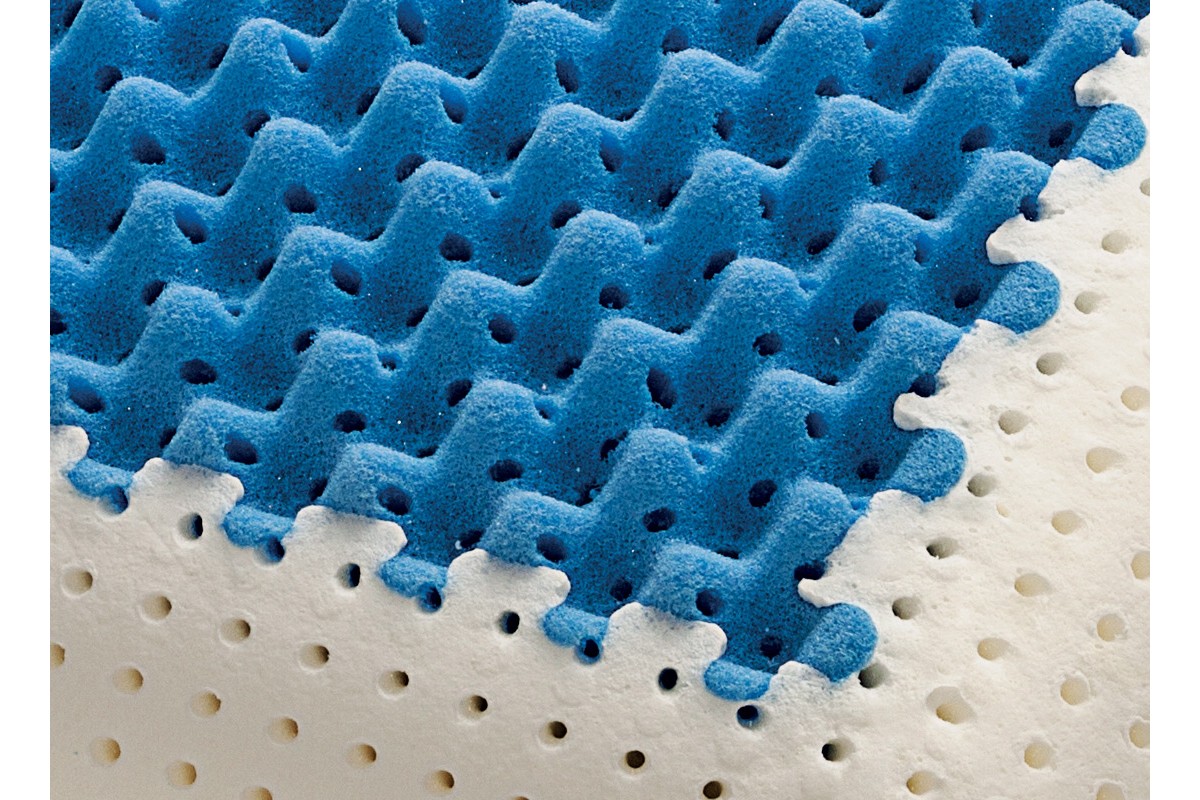 Memory Foam Pillow model Blue Air Massage soap-shaped