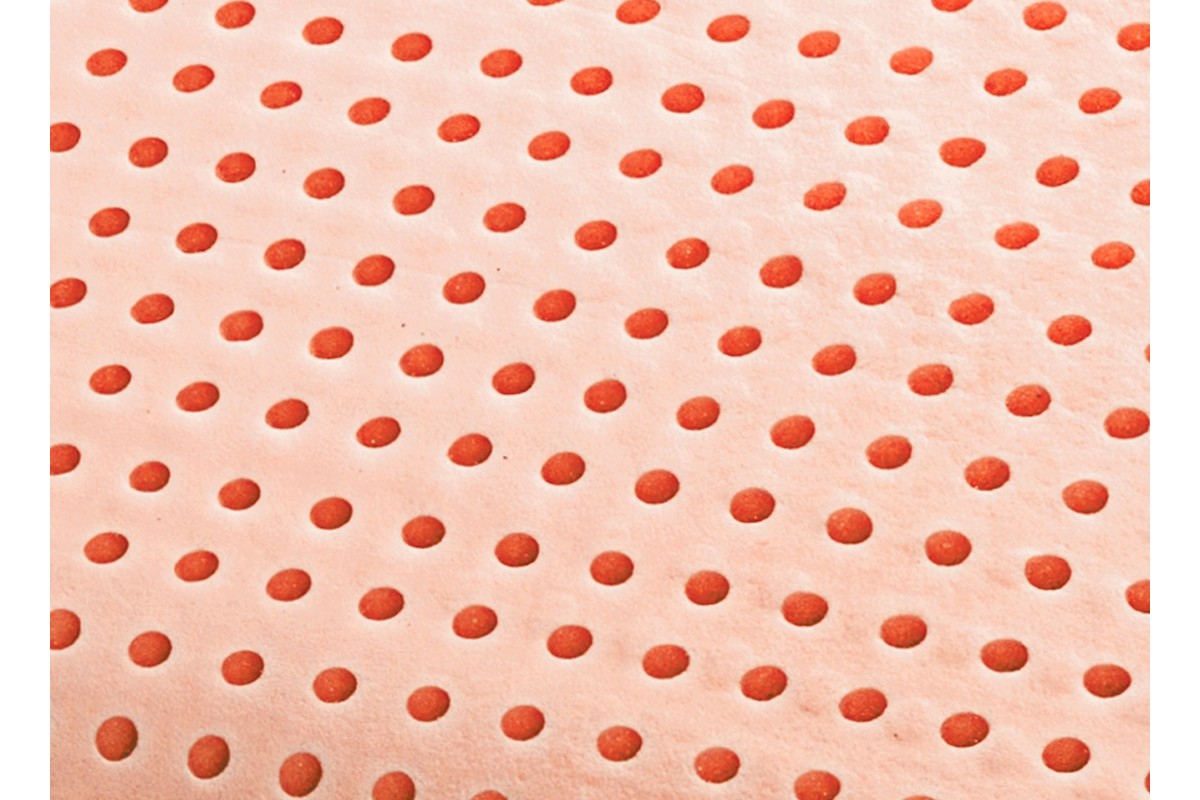 Washable Memory Foam Pillow model Bio Clean wave-shaped