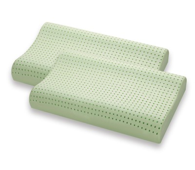 Cuscino in Memory Bio modello BIO GREEN doppiaonda forato