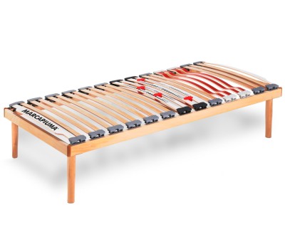 Rete a doghe Nature Med Fissa Matrimoniale in legno di faggio - Marcapiuma 2