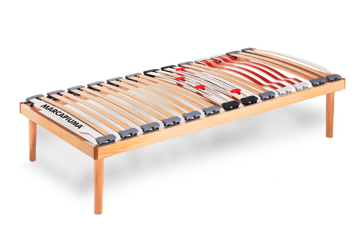 Rete a doghe Nature Med Fissa Singola in legno di faggio - Marcapiuma