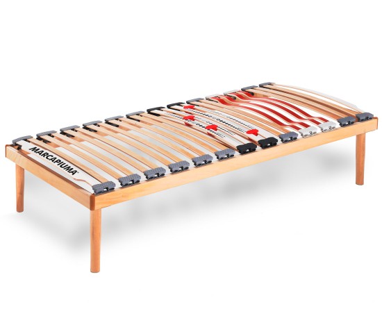 Rete a doghe Nature Med Fissa Singola in legno di faggio - Marcapiuma