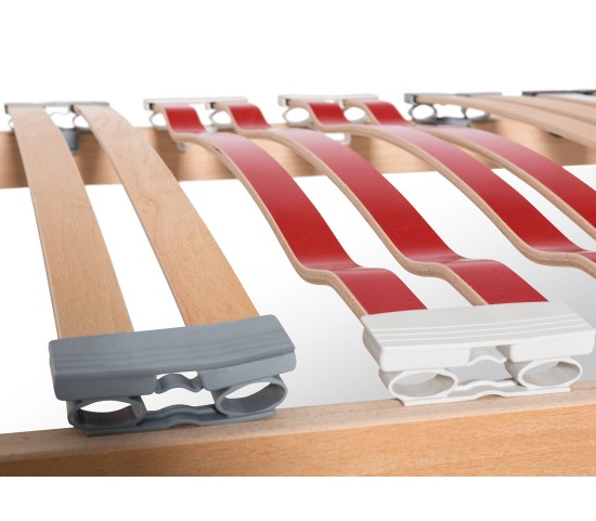 Rete a doghe Nature Med Fissa in legno di faggio ali di gabbiano - Marcapiuma