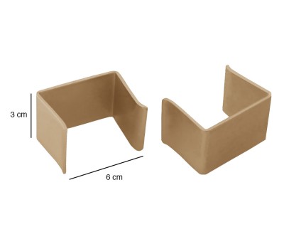 Coppia Ganci Unione modello Nature Med - Marcapiuma