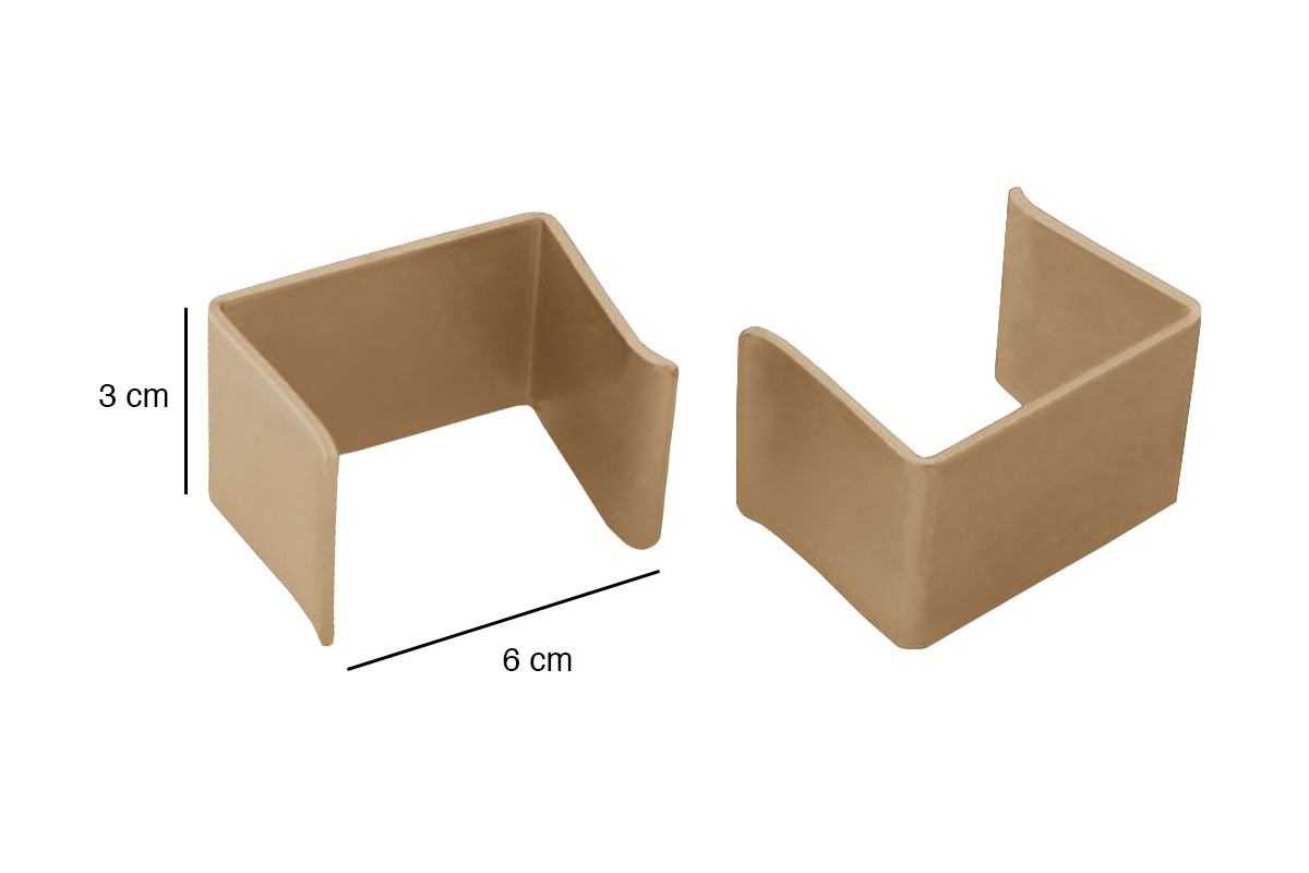 Coppia Ganci Unione modello Nature Med - Marcapiuma