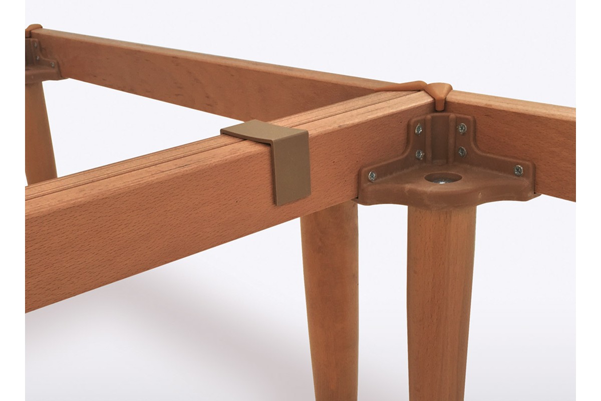 Gancio unione letto Rete doghe in legno - Marcapiuma