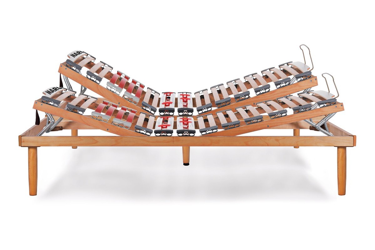 Rete a doghe modello NATURE MED manuale Matrimoniale - Marcapiuma