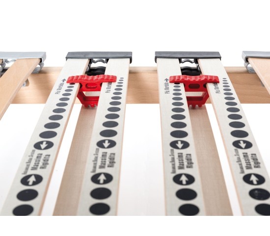 Rete a doghe modello NATURE MED regolatori lombari - Marcapiuma