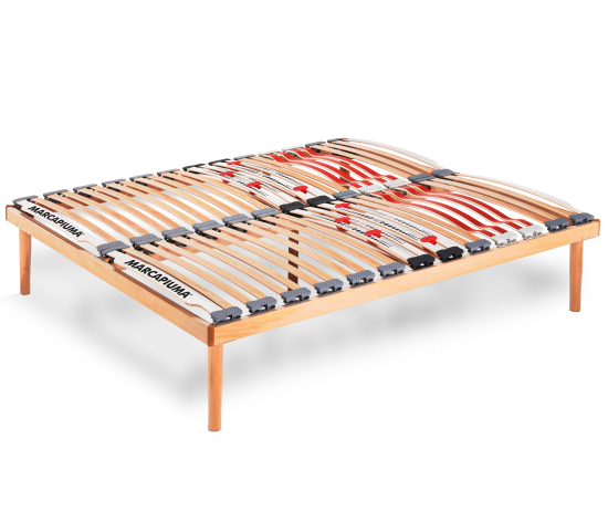 Rete a doghe modello NATURE MED fissa Matrimoniale - Marcapiuma