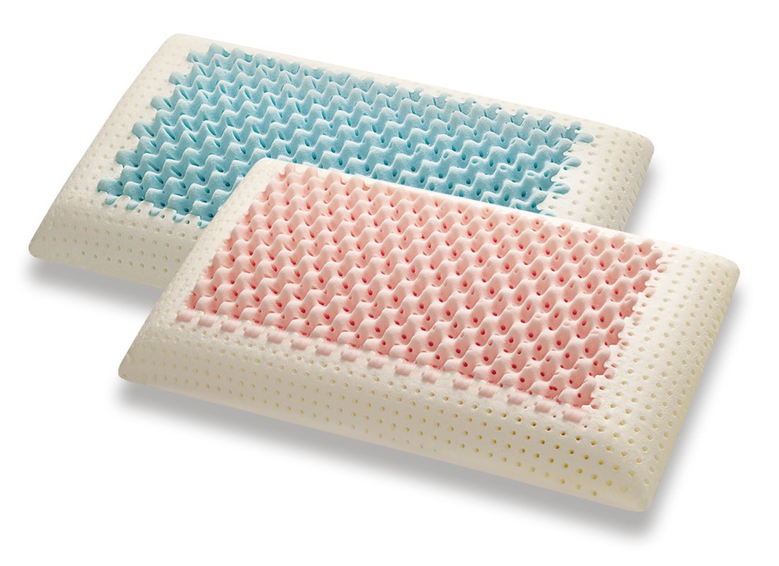 Pack de dos almohadas viscoelásticas MISS PINK y MISTER BLUE - Marcapiuma