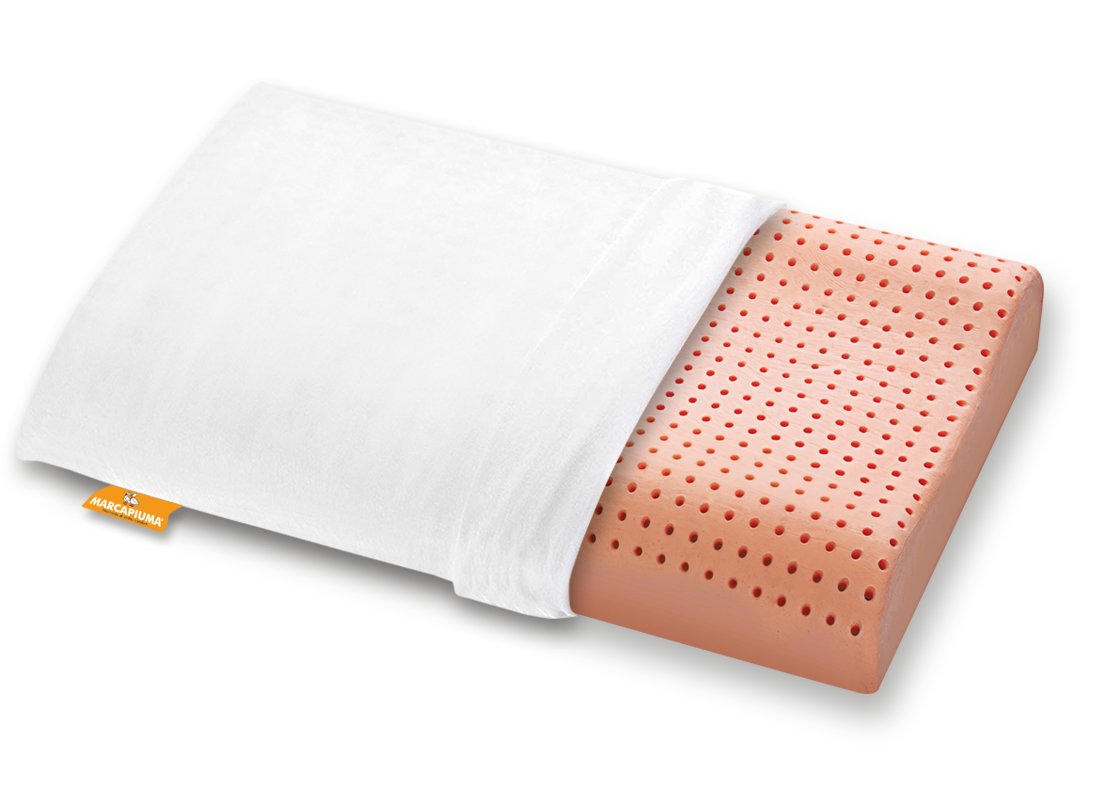 Cuscino in Memory Bio Clean ONDA Zip Cotone - Marcapiuma