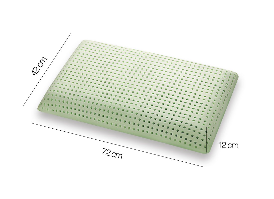 Almohada Viscoelástica modelo BIO GREEN jabón - Marcapiuma
