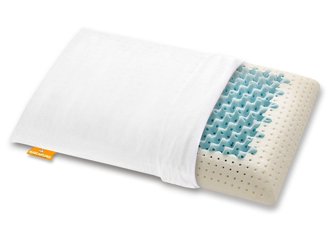 Memory Pillow-Mister-Blue with cotton cover and zip - Marcapiuma