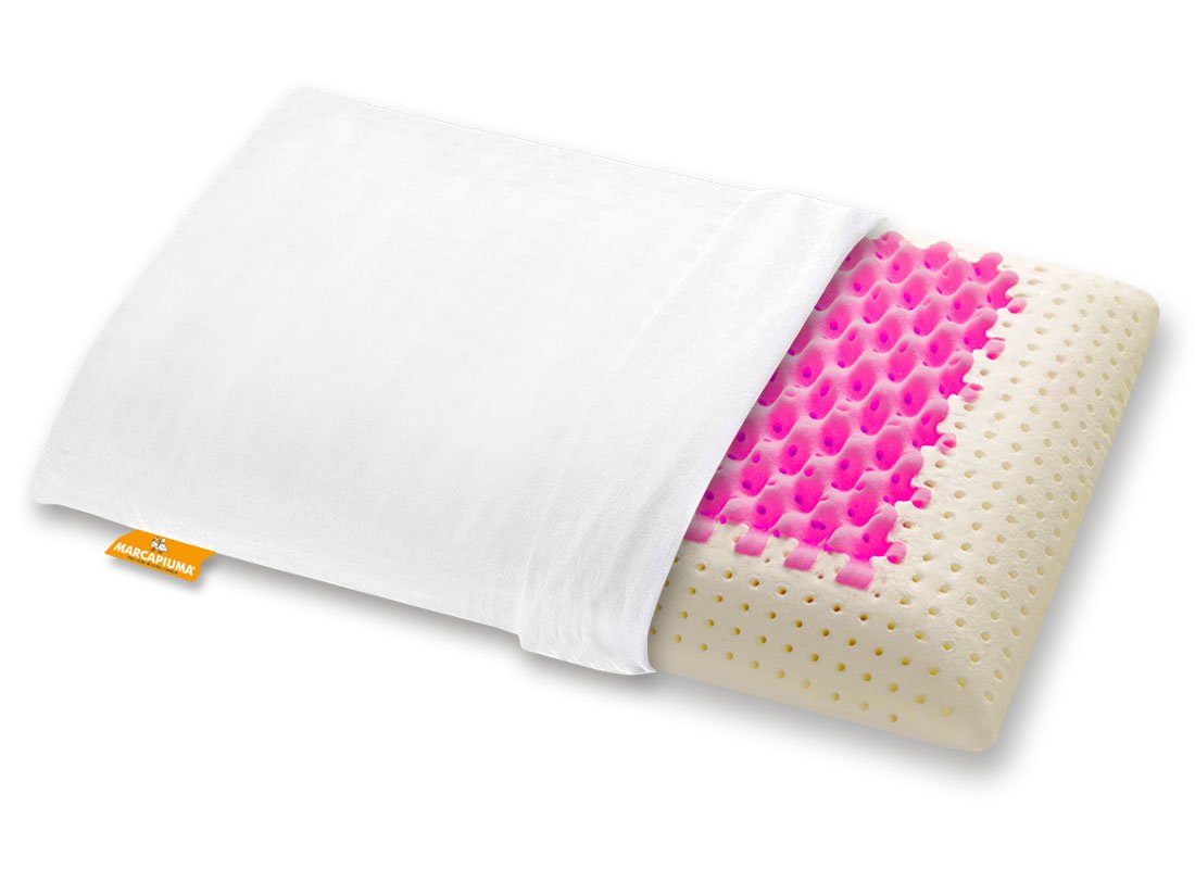 Cuscino in Memory modello Premium Fucsia foderina in cotone - Marcapiuma